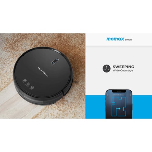 موماكس - مكنسة ذكية تريو IoT - خاصية UV-C تكنس وتم...