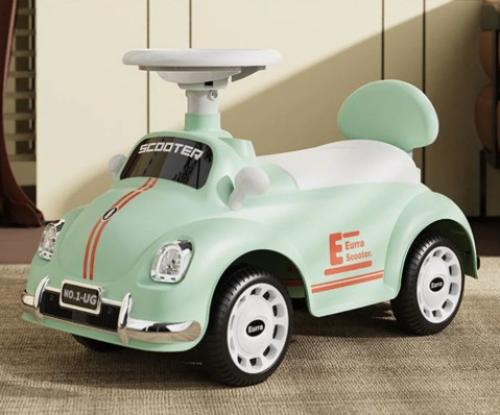 سيارة أطفال للركوب والدفع بتصميم كلاسيكي أنيق – عج...