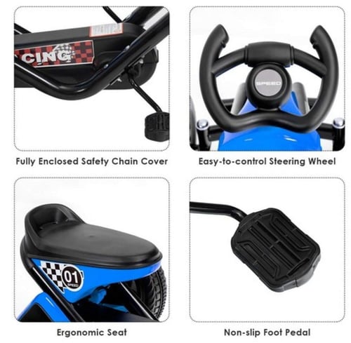 سيارة بدال للأطفال من السفير تويز – تصميم رياضي خف...