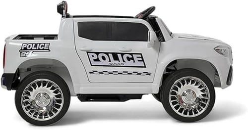سيارة مرسيدس شرطة كهربائية للأطفال مع 4 محركات