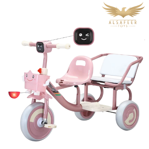 سيكل اطفال نفرين شيلات وانوار امامية