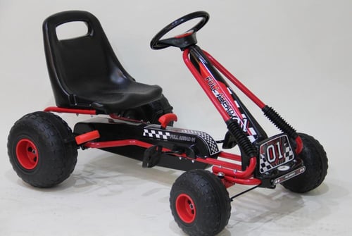 سيارة جو كارت يدوية للأطفال بتوجيه أمامي يدوي – تص...