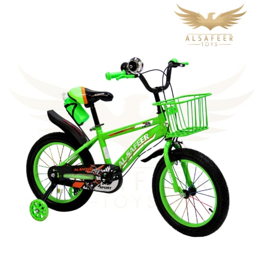 سيكل أطفال مقاس 16 إنش من السفير – تصميم رياضي بجن...