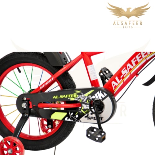 سيكل أطفال مقاس 16 إنش من السفير – تصميم رياضي بجن...