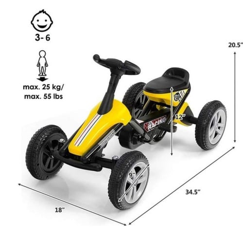 سيارة بدال للأطفال من السفير تويز – تصميم رياضي خف...