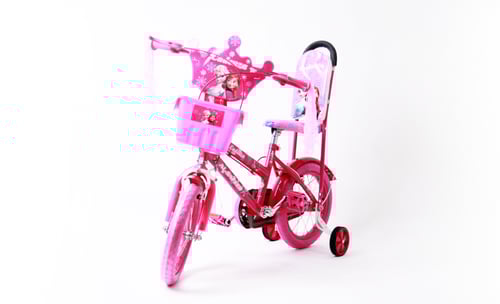 سيكل فروزن بناتي 14 إنش – دراجة وردية بعجلات توازن...