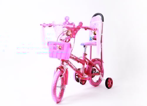 سيكل فروزن للأطفال البنات – مقاس 12 إنش بلون وردي...