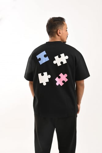 تيشيرت فور للجنسين - اسود