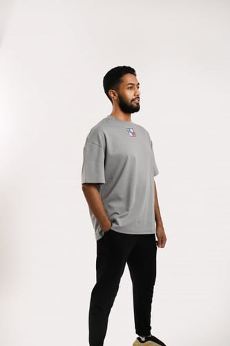 تيشيرت فور للجنسين - رمادي