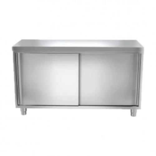 خزانة ارضيه من الفولاذ المقاوم للصدأ -ابواب سحاب -