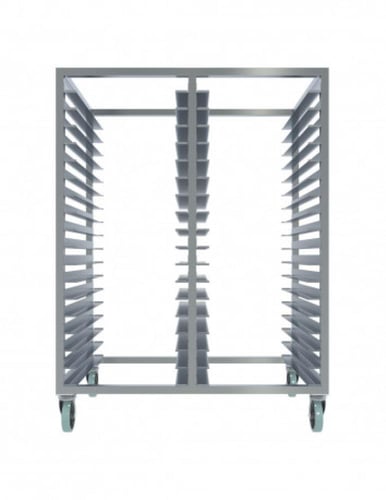 حامل صواني الطعام مصنوع من الفولاذ المقاوم للصدأ ح...