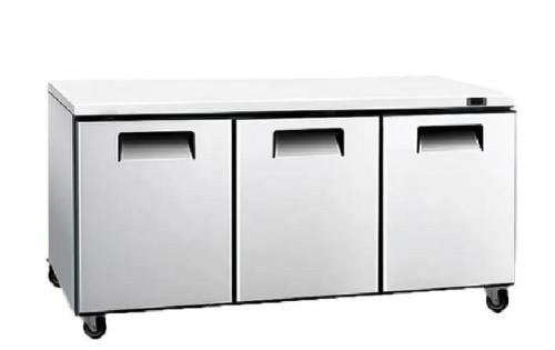 فريزر اندر كاونتر 3 باب استيل كامل