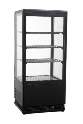 ثلاجة عرض عمودية مع 3 أرفف - 78 لتر من فورتيك - أس...