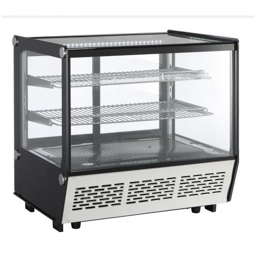 ثلاجة عرض حلويات 70 سم - زجاج مربع
