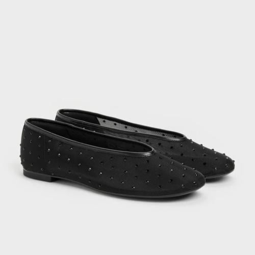 شوز تشارلز اند كيث/لون Black Textured