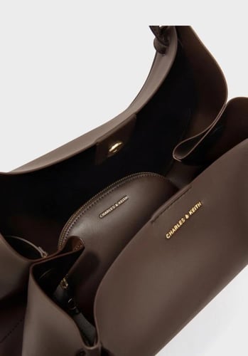 شنطة تشارلز اند كيث/مقاس اكس لارج-Espresso Brown