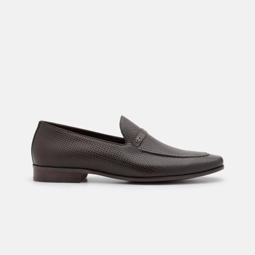 شوز بيدرو رجالي/لون Dark Brown Embossed