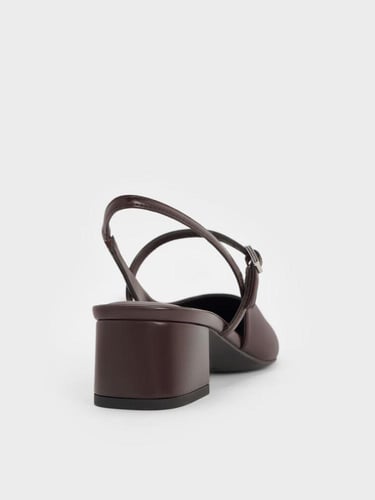 كعب تشارلز اند كيث/لون برغندي