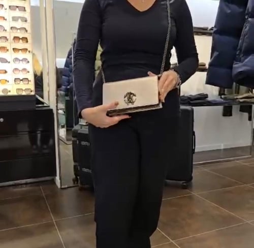 شنطة روبرتوكفالي/لون شمباني