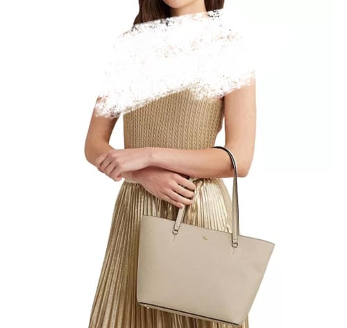 شنطة رالف لورين/اللون بيج