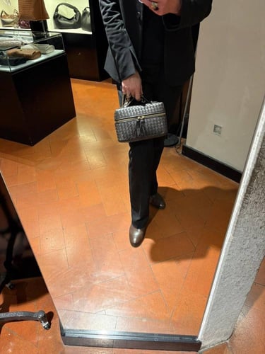 شنطة بوتيغا جوتي/لون اسود