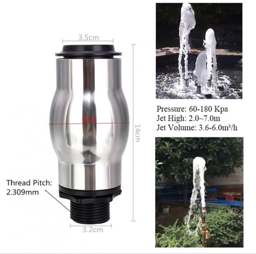 راس رغوي بلاستيك -ستيل ثقيل 1 بوصة