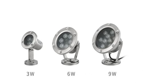 كشاف قاعدة ليد ابيض 9w / 12v