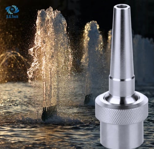 راس نافورة مستقيم 1/2 بوصة سنه خارجية ذكر