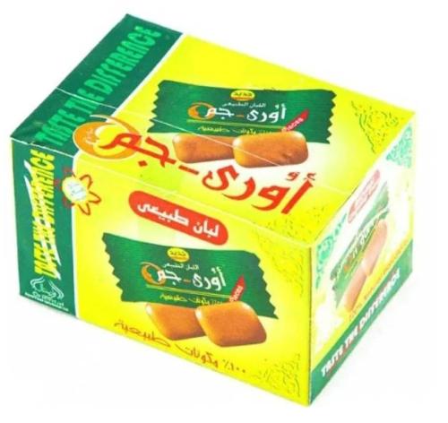علبة علك أوري جم علك طبيعي