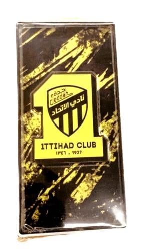 لوح مغناطيس ثلاجة مستطيل على شكل شعار نادي الاتحاد...