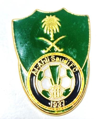 ملصق معدني بارز لشعار النادي الأهلي