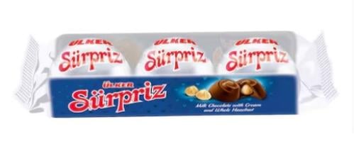 أولكر سربريز ( شوكولاتة بالحليب والبندق والكريمة )