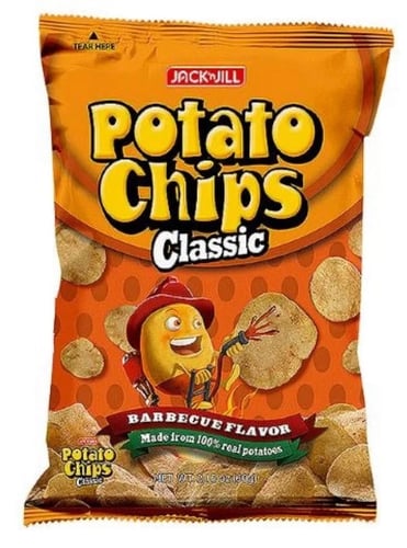 بطاطس جاك ان جيل الكلاسيكية نكهة بار بي كيو مستورد...