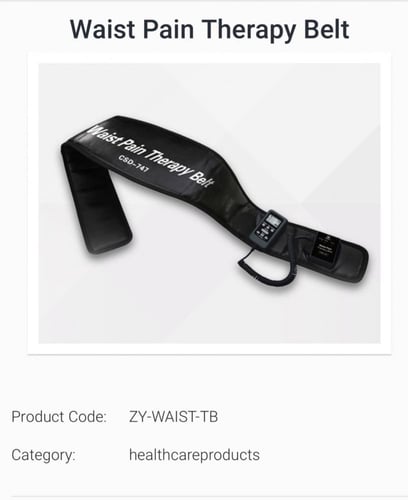 حزام مساج الظهر والخصر CSD747