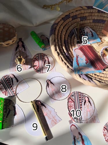 سلة توزيعات ثيم لبس شعبي