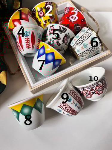 بوكس شمعة فنجان مع ثيم