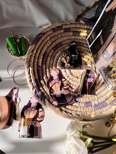 سلة توزيعات ثيم لبس شعبي