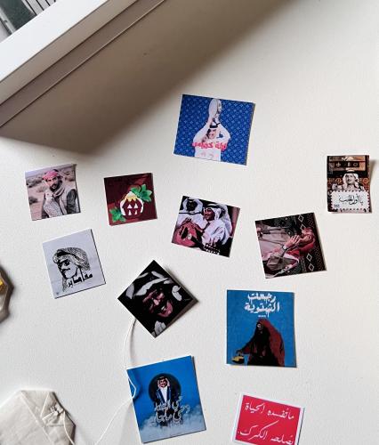 استكرات كيس الشاي