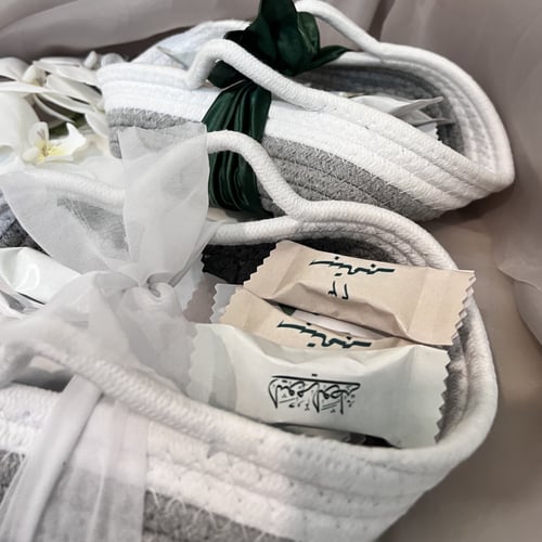 سلة توزيعات شوكلاته ثيم اليوم الوطني