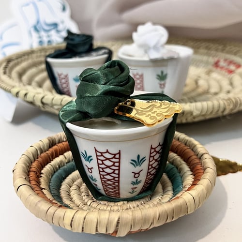 شمعة فنجان ثيم اليوم الوطني