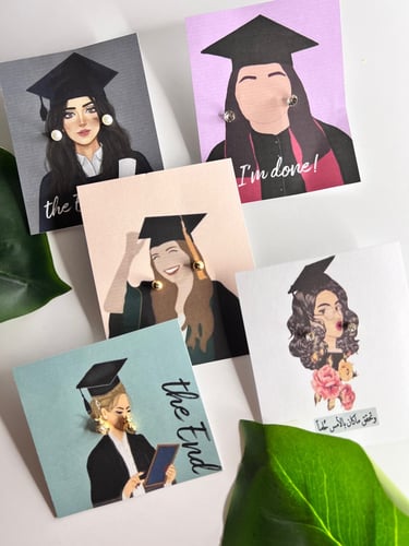 توزيعات حلق ثيم تخرج