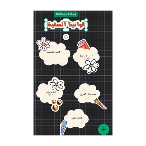 قوانين الصف جاهز للطباعه