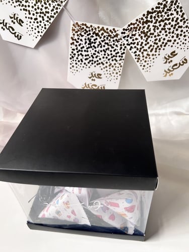 بوكس هديه شفاف فارغ