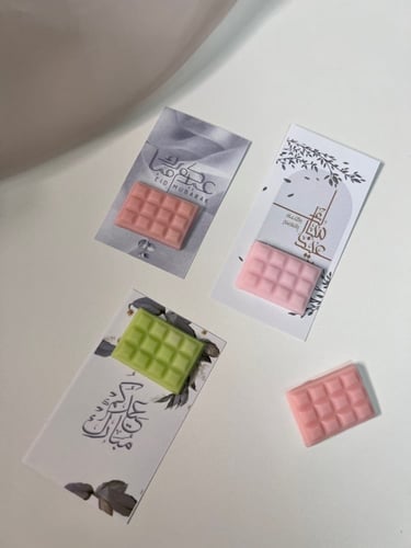 توزيعات شمع فواحة ثيم العيد