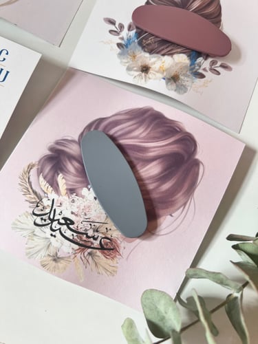 مشبك شعر مع ثيم عيد