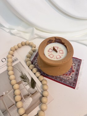 شمعه فخار ثيم يوم التأسيس
