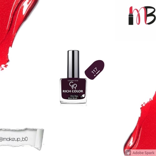 مناكير جولدن روز