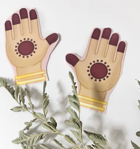 ثيم نقش ليلة الحنا جاهز للطباعة