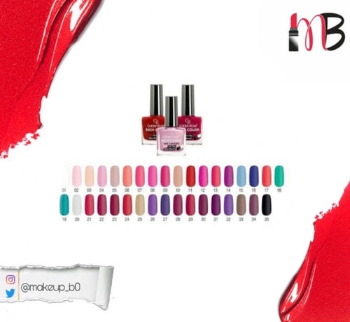 بوكس هدية مناكير 5 حبات من جولدن روز