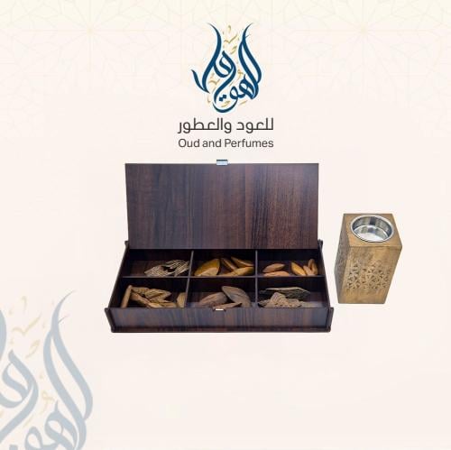 تشكيلة العود المحسن و مبخرة خشب هندي هدية